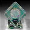 Image 1 : Optical Cube Albert Einstein paperweight