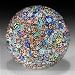 Perthshire end-of-day millefiori paperweight