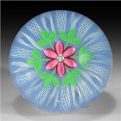 Perthshire pink blossom cushion paperweight