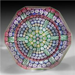 Perthshire patterned millefiori paperweight