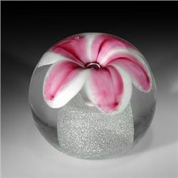 Blair Hardenburg 1976 flower paperweight