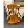 Image 1 : Large Vintage Chair with arm rests - 22in wide x 39in tall