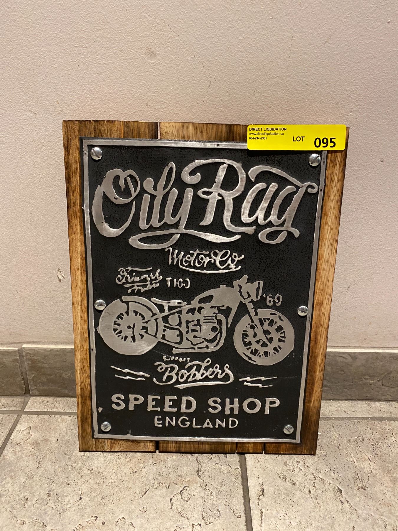 Oily Rag Speed Shop Sign - Vintage Looking