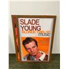 Image 3 : Group of 3 - Framed Honky Tonk Music Posters - Shawn Montgomery, Slade Young & Advertisement Poster