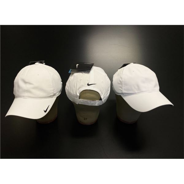 White Nike Golf Hats - group of 3 - Brand New