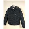 Image 1 : Zara - Ladies Quilted Hooded Jacket - Navy Blue - Size L