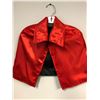 Image 5 : Ladies Dress Jackets  (2 Qty) Nah Nah Collection - Size 10 - Black Velvet with Print / Other Red Sat