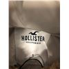 Image 2 : Hollister Ladies Hooded  Fuzzy Jacket - Size S ( Beige, Grey and Black Stripes)