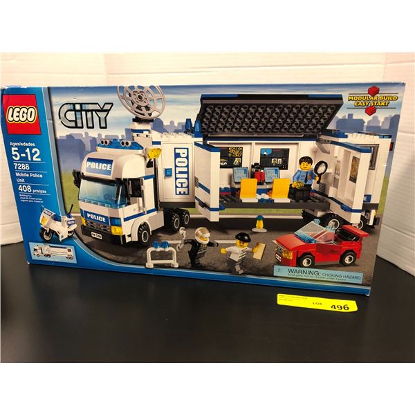 LEGO City 7288 Mobile Police Unit - 408 Pieces - New In Box