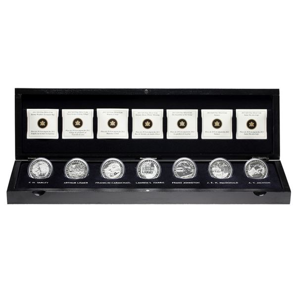 An opulent collection piece! 2012-2013 The Royal Canadian Mint $20 Group of Seven 7-Coin .999 Fine S