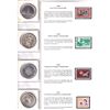 Image 1 : 1939-1967 Commemorative Silver Dollars of Canada Coin and Stamp Collection. Contains 4x .800 Silver 