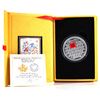 Image 1 : 2014 Canada 50-cent 100 Blessings of Good Fortune Coin and Stamp Set. Set Includes: Silver-Plated Co