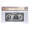 Image 1 : BC-1, 1935 Canada $1 Osborne-Towers, English, Series A, Check Letter B, A05, BCS Certified Banknote 