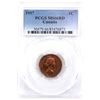 Image 1 : 1957 Canada 1-cent PCGS Certified MS-66 Red. Comes in PCGS protective holder.