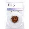 Image 2 : 1957 Canada 1-cent PCGS Certified MS-66 Red. Comes in PCGS protective holder.