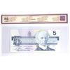Image 2 : BC-56c 1986 Canada $5,Bonin-Thiessen BCS Certified Gem UNC-65