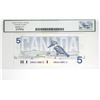 Image 2 : BC-56C-i 1986 Canada $5 Bonin-Thiessen Legacy Grading Certified Superb Gem New-67 PPQ