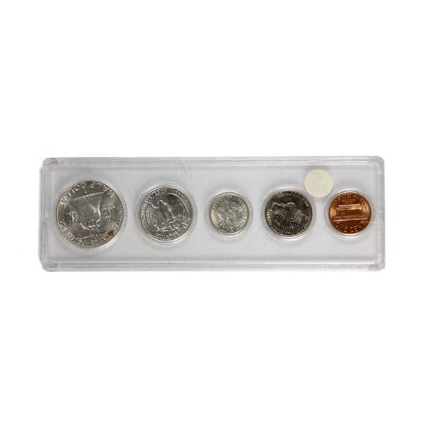 1959 USA  5-coin D Mint Uncirculated Set. Coins come housed in plastic case
