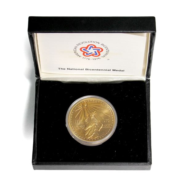 1976 United States Mint, Bicentennial Commemorative, Statue of Liberty, 25.9g Bronze Medal