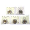 Image 1 : $2 2004, 2005 First Day, 2006, 2007 & 2008 Quebec City ICCS Certified MS66. 5pcs