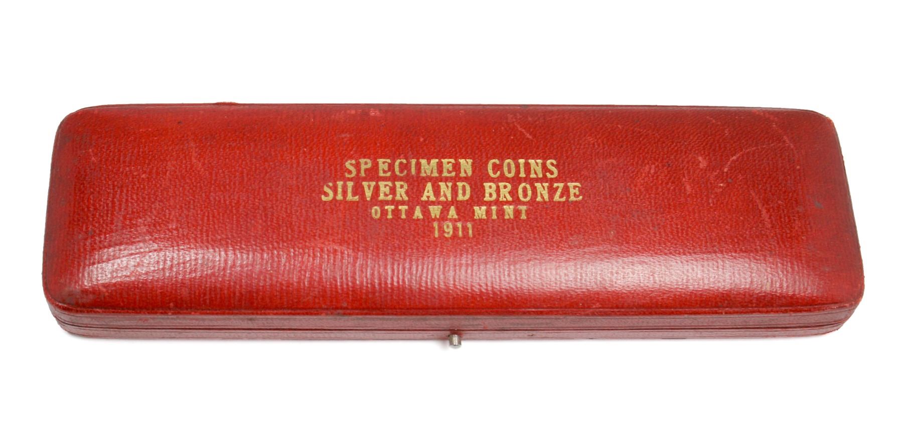 Original Empty Royal Canadian Mint Specimen Case with Blue Velvet/Satin