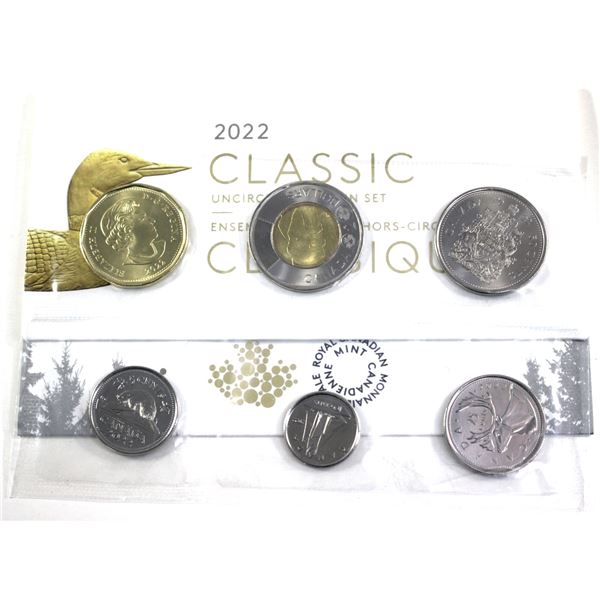 Error! 2022 Canada Uncirculated Coin Set Featuring a Flipped Loonie Inside the Sealed Plastic!