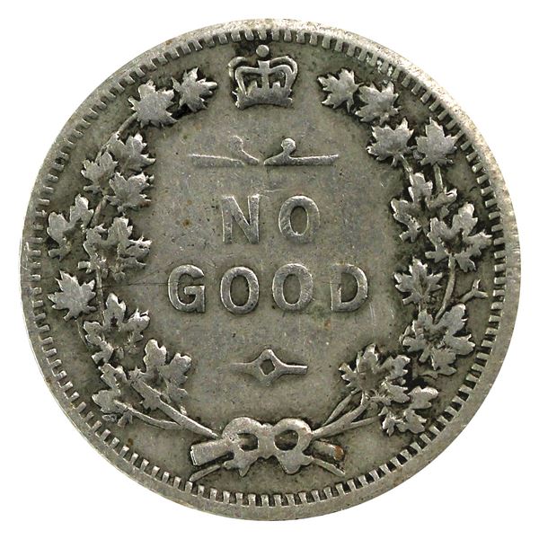 RARE! Circa 1850-1859 Baker c599E "NO GOOD" General Washington Game Counter Token. 24mm diameter.