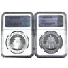 Image 2 : 2012 & 2014 China 1oz .999 Fine Silver Pandas NGC Certified MS-70 Early Releases. 2pcs (Tax Exempt)