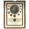 Image 1 : *Great Britain ' King George VI' 10-coin Set in Wooden Frame.