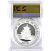Image 2 : 1oz 2016 China, PRC 10 Yuan, Panda, First Strike, PCGS Certified MS-70 .999 Silver Coin (Tax Exempt)