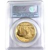 Image 2 : 1oz 2010 USA $50 American Buffalo, First Strike, PCGS Cert. MS-70 .9999 Fine Gold Coin (Tax Exempt)