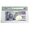 Image 1 : BC-68a 2004-07 Canada $10, Jenkins-Dodge, 2 Digit RADAR, SN: BTM5335335,PMG Certified Gem UNC-66 EPQ