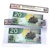 Image 1 : 2x 2004 BC-64aA-I, 2004 Canada $20, Jenkins-Dodge, Replacement , Printed 2007, BCS Certified CUNC Or