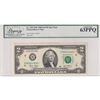 Image 1 : FR-1937-H* 2003 USA $2, Federal Reserve, Star Note, SN: H00011990*, LCG Certified CUNC-63 PPQ