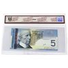 Image 2 : BC-67aA 2006 Canada $5, Jenkins-Dodge, Single Replacement , Printed 2006, AOS, BCS Certified CUNC-63