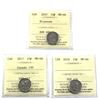 Image 1 : 2017 Bluenose, 2017 Canada 150 & 2018 Canada 10-cent   ICCS Certified MS-66. 3pcs