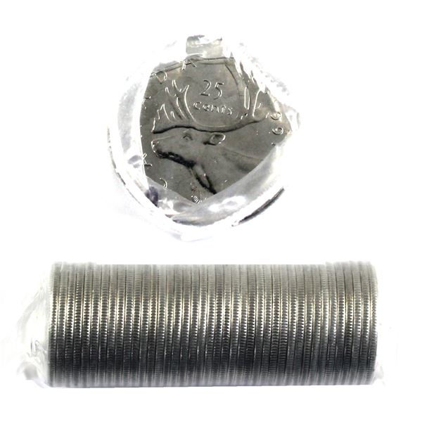 1991 Canada 25-cent  Original Roll of 40pcs