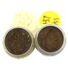 Image 1 : Lot of 2x 1937 Canada 1-cent  Rolls in Tubes. Average condition. 2 Rolls.