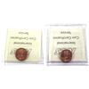 Image 2 : 1991 & 1992 Canada 1-cent ICCS Certified MS-66, Red. 2pcs.