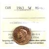 Image 1 : 1943 Tombac Canada 5-cent  ICCS Certified MS-65