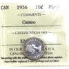 Image 1 : 1956 Canada 10-cent  ICCS Certified PL-66, Cameo