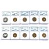 Image 1 : Lot of 10x 1981-2002 Canada Dollar, NNC Certified PR-70, DCAM. 10pcs.