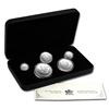 Image 1 : 2004 Canada RCM Privy Mark Silver Maple Leaf 5-coin Fractional Set (No Tax) Minor impairments that a