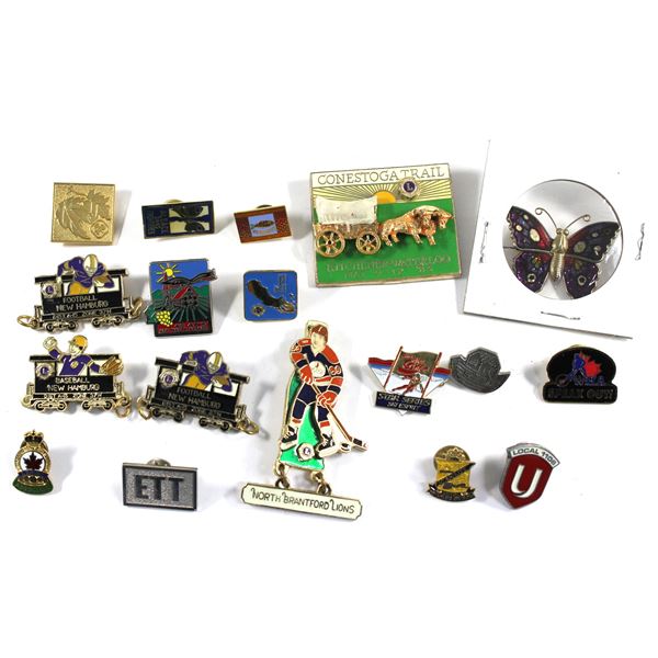 Lot of 18x Assorted Pins. All assorted. Please see picture for more details.