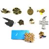 Image 1 : Lot of 10x Assorted Pins and Charms of Religious Symbols. All assorted. Please see picture for more 