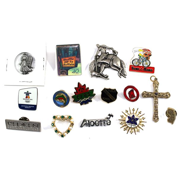 Lot of 15x Assorted Pins. All assorted. Please see picture for more details. Includes Vancouver 2010