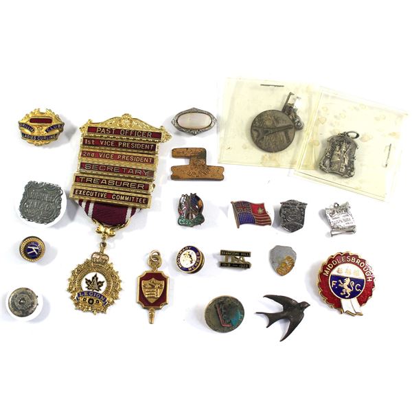 Lot of 15x Assorted Pins. All assorted. Please see picture for more details. Includes July 1927 Cana