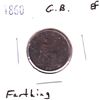 Image 1 : Great Britain 1860 Farthing EF
