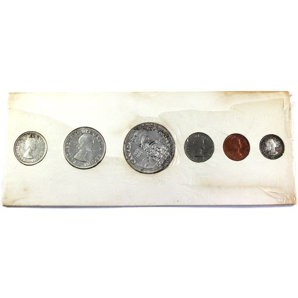 1958 Canada Proof Like Set in Original White Cardboard