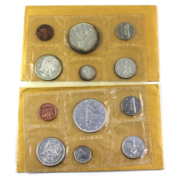 1961 & 1962 Canada Proof Like Sets. 2pcs.